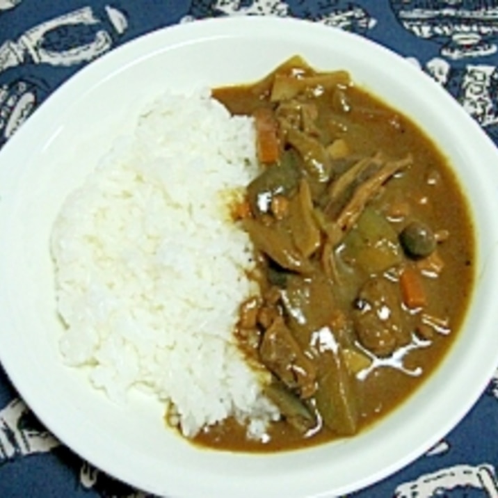 シーフードときのこと夏野菜のカレー